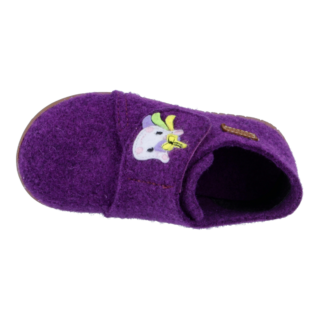 Richter Hausschuh "Filzi (Felt)" Halbschuh mit Klettverschluss, Größenschablone zum Download