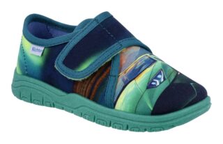 Richter Hausschuh "Mailo" Klettschuh, Kindergartenschuh mit Größenschablone zum Download