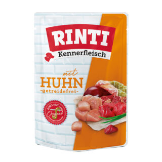 RINTI Kennerfleisch Pouches 10 x 400 g - Rind