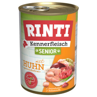 RINTI Kennerfleisch Senior - 12 x 400 g Rind