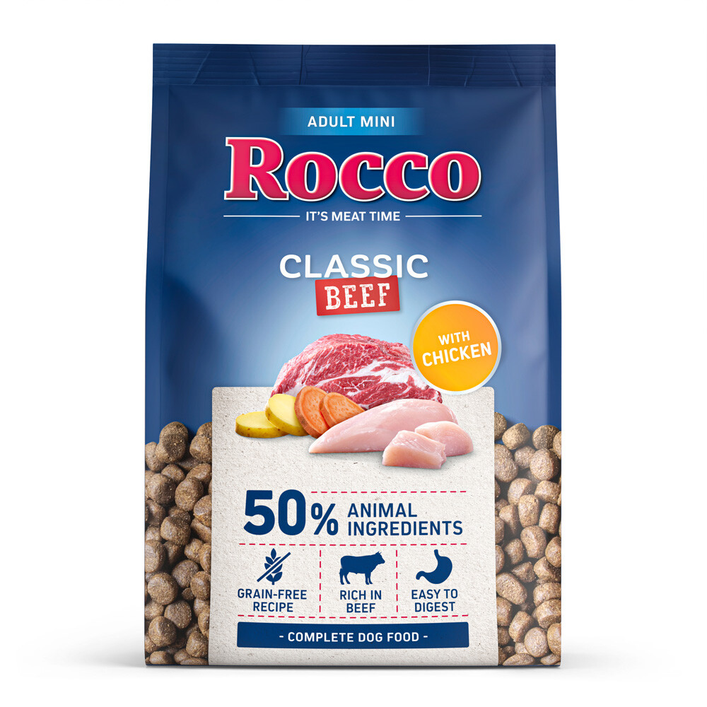 Rocco Adult MINI Classic Rind mit Huhn - 6 x 1 kg