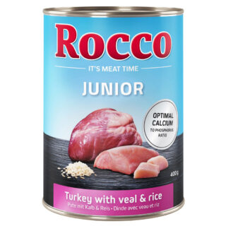 Rocco Junior 6 x 400 / 800 g 6 x 400 g: Geflügel mit Rind