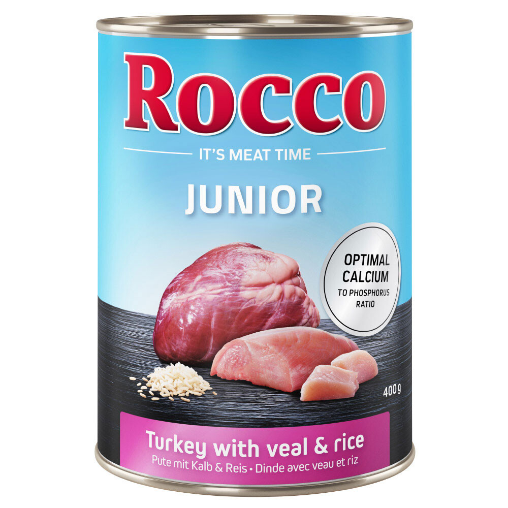 Rocco Junior 6 x 400 / 800 g 6 x 400 g: Geflügel mit Rind