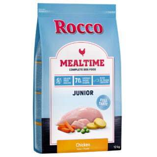 Rocco Mealtime Junior - reich an frishem Huhn Sparpaket: 5 x 1 kg