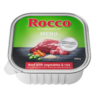 Rocco Menü 9 x 300g - Rind mit Gemüse & Reis