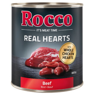 Rocco Real Hearts 6 x 400 g / 800 g - 6 x 400 g: Rind