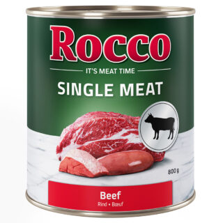 Rocco Single Meat 6 x 400 g / 800 g 6 x 400 g: Rind