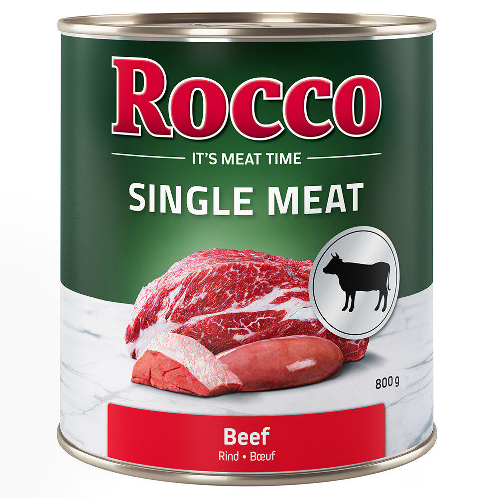 Rocco Single Meat 6 x 400 g / 800 g 6 x 400 g: Rind