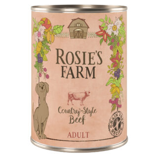 Rosie's Farm Adult 6 x 400 g - Huhn & Truthahn