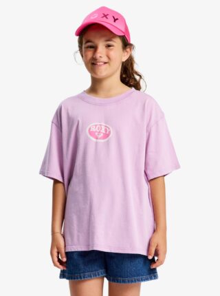 Roxy T-Shirt "EVEOVERSIZE WASHED" für Kinder und Jugendliche geeignet, Single-Jersey-Material