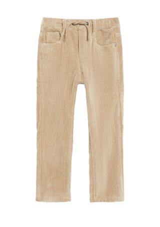 s.Oliver Junior Cordhose Elastikbund mit Kordel, Materialmix