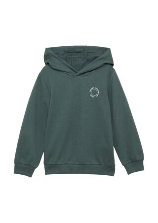 s.Oliver Junior Kapuzensweatshirt, mit Logo-Print