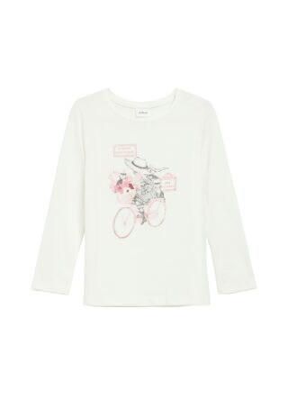 s.Oliver Junior Langarmshirt mit Print / für Girls