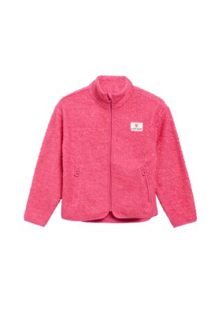 s.Oliver Junior Plüschjacke aus weichem Plüsch mit wärmendem Fleece-Futter