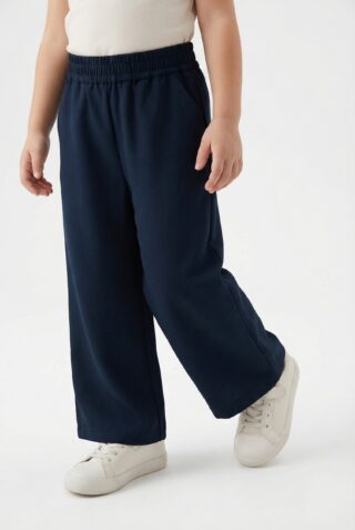 s.Oliver Junior Stoffhose mit weitem, geradem Bein und Gummizug