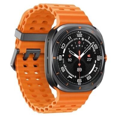Samsung Galaxy Watch Ultra 2025 titanium gray 47mm LTE Marine Band orange