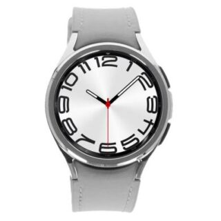 Samsung Galaxy Watch6 Classic silver 43mm LTE Hybrid Eco-Leather Band silver