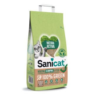 Sanicat Natura Activa 100% Green - Sparpaket: 2 x 2,5 kg