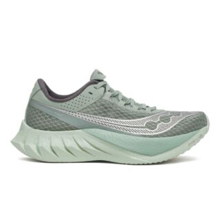 Saucony Endorphin Pro 4 Herren Laufschuhe, Gr. 44½, Grün – Schnelles Training & Wettkampf für Top-Performance
