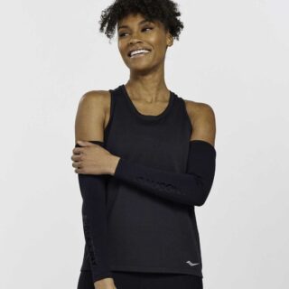 Saucony Stopwatch Singlet Gr. XS Schwarz Damen