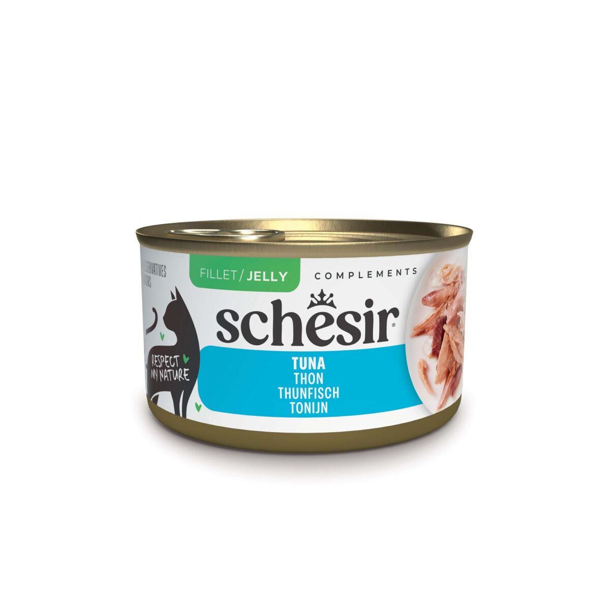 Schesir Complements in Gelee 12 x 70 g - Thunfisch mit Zahnbrassen