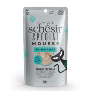 Schesir Special Skin & Coat 12 x 70 g - Lachs mit Huhn