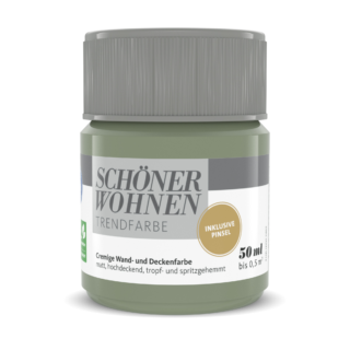 Schöner Wohnen Farbe Trendfarbe 'Olive' grün matt 50 ml