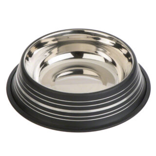 Silver Line Edelstahlnapf mattschwarz - 200 ml, Ø 15 cm