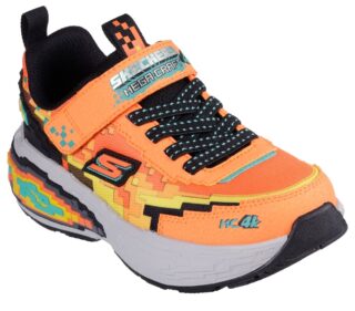 Skechers "MEGA-CRAFT 4K", Klettschuh im coolen Pixel-Look, Größenschablone zum Download