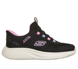 Skechers Slip-On Sneaker "BOUNDER PRO" mit Elastik-Schnürsenkeln, Größenschablone zum Download
