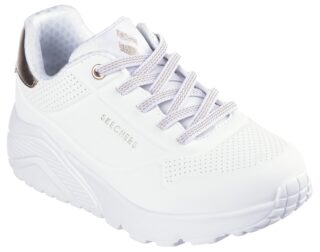 Skechers Slip-On Sneaker "UNO LITE", Freizeitschuh, Halbschuh, Slipper mit metallic Fersenpatch