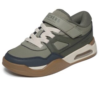 Skechers Sneaker "COURT TECH" Slip-on Sneaker mit Klettverschluss, Grössenschablone zum Download