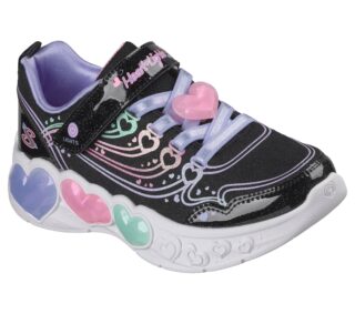 Skechers Sneaker "ENCHANTED HEART LIGHTS Blinkschuh" Klettschuh mit Blinkfunktion, Grössenschablone zum Download