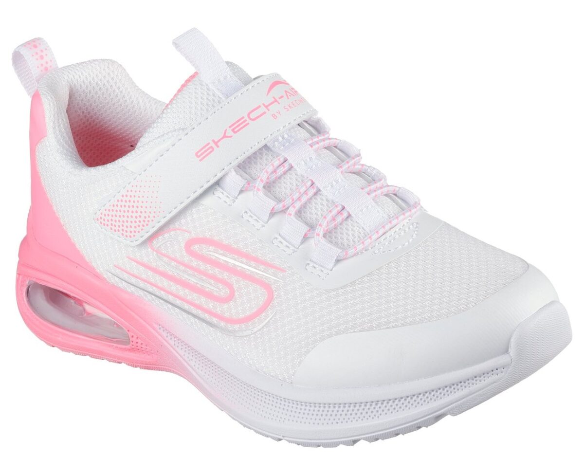 Skechers Sneaker "MICROSPEC MAX ADVANCE", Slip-OnSneaker, Klettverschluss,S-Logo, Größenschablone zum Download