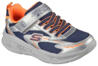 Skechers Sneaker "SKECHERS METEOR-LIGHTS" Klettschuh mit Blinkfunktion, Größenschablone zum Download