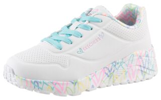 Skechers Sneaker "UNO LITE-LOVELY LUV", Schnürschuh mit bedruckter Sohle, Größenschablone zum Download