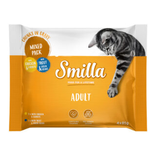 Smilla Frischebeutel Adult Häppchen mit Gemüse - Huhn und Karotten (24 x 85 g)