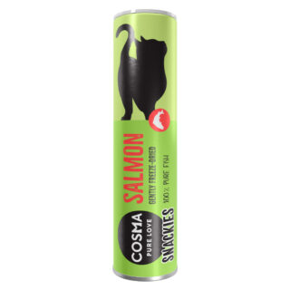 Snacks Kombi-Paket: Cosma Snackies + Wild Freedom RAW - 5 x Snackies Lachs + RAW-Mix (3 Sorten)