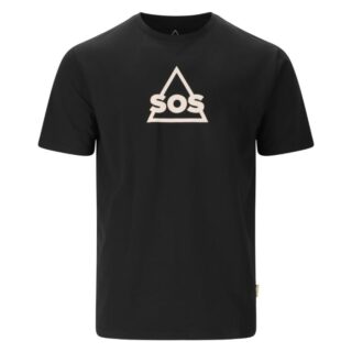 SOS Kvitfjell SS Tee V2 Gr. M Schwarz Herren
