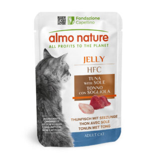 Sparpaket Almo Nature HFC Jelly Pouch 24 x 55 g - Hühnerfilet mit Käse