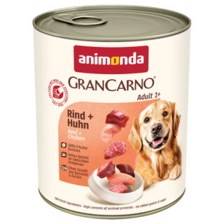 Sparpaket animonda GranCarno Original 12 x 800 g - Rind + Kaninchen mit Kräutern