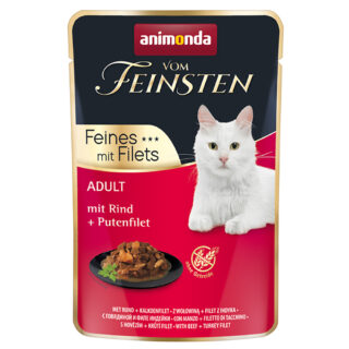 Sparpaket animonda Vom Feinsten Adult 36 x 85 g - mit Kalb & Hühnchenfilet