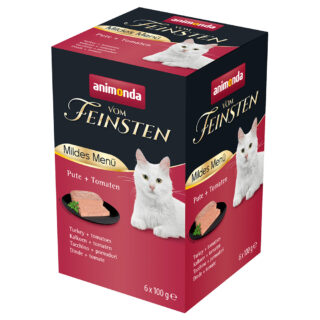 Sparpaket animonda vom Feinsten Mildes Menü Adult 36 x 100 g - Pute & Tomaten