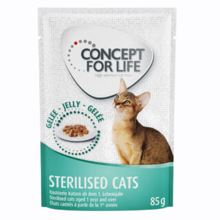 Sparpaket Concept for Life 48 x 85 g - Sterilised Cats in Soße