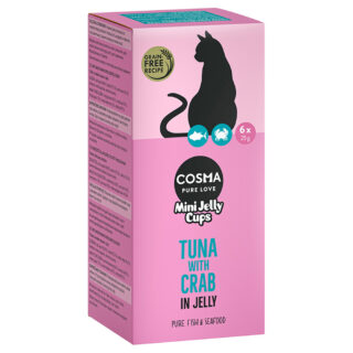 Sparpaket Cosma Mini Jelly Cups 12 x 25 g - Pazifikthunfisch