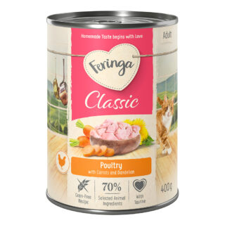 Sparpaket Feringa Classic Meat Menü 12 x 400 g - Lachs & Pute