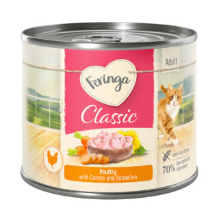 Sparpaket Feringa Classic Meat Menü 24 x 200 g - Lachs & Pute