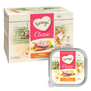 Sparpaket Feringa Classic Meat Menü Schale 24 x 100 g - Geflügel