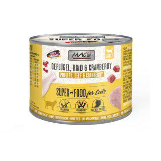 Sparpaket MAC's Cat 12 x 200 g - Mixpaket (Rind, Kalb/Pute)