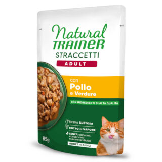 Sparpaket Natural Trainer Straccetti Adult Streifen in Soße 44 x 85 g - Thunfisch